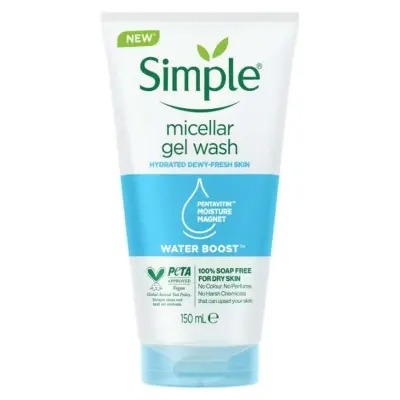 Picture of Simple Water Boost Micellar Facial Gel Wash -150ml