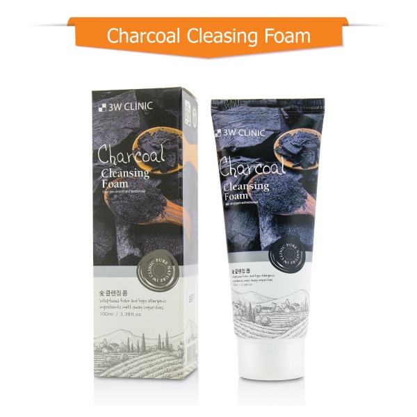 Buy 3w Clinic Charcoal Cleansing Foam- 100ml at best price in bangladesh