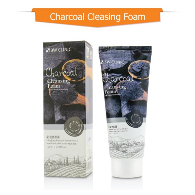 Buy 3w Clinic Charcoal Cleansing Foam- 100ml at best price in bangladesh