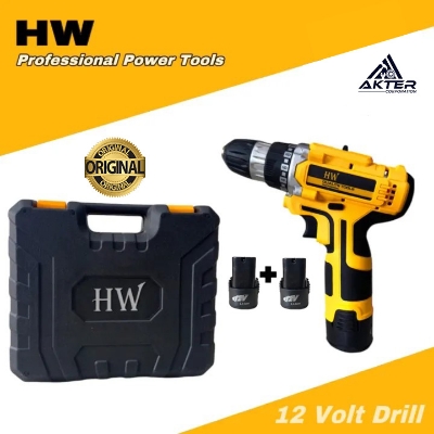 Picture of HW Cordless Drill Macine With 12V Double Battery - 10MM ( HW 6012 )
