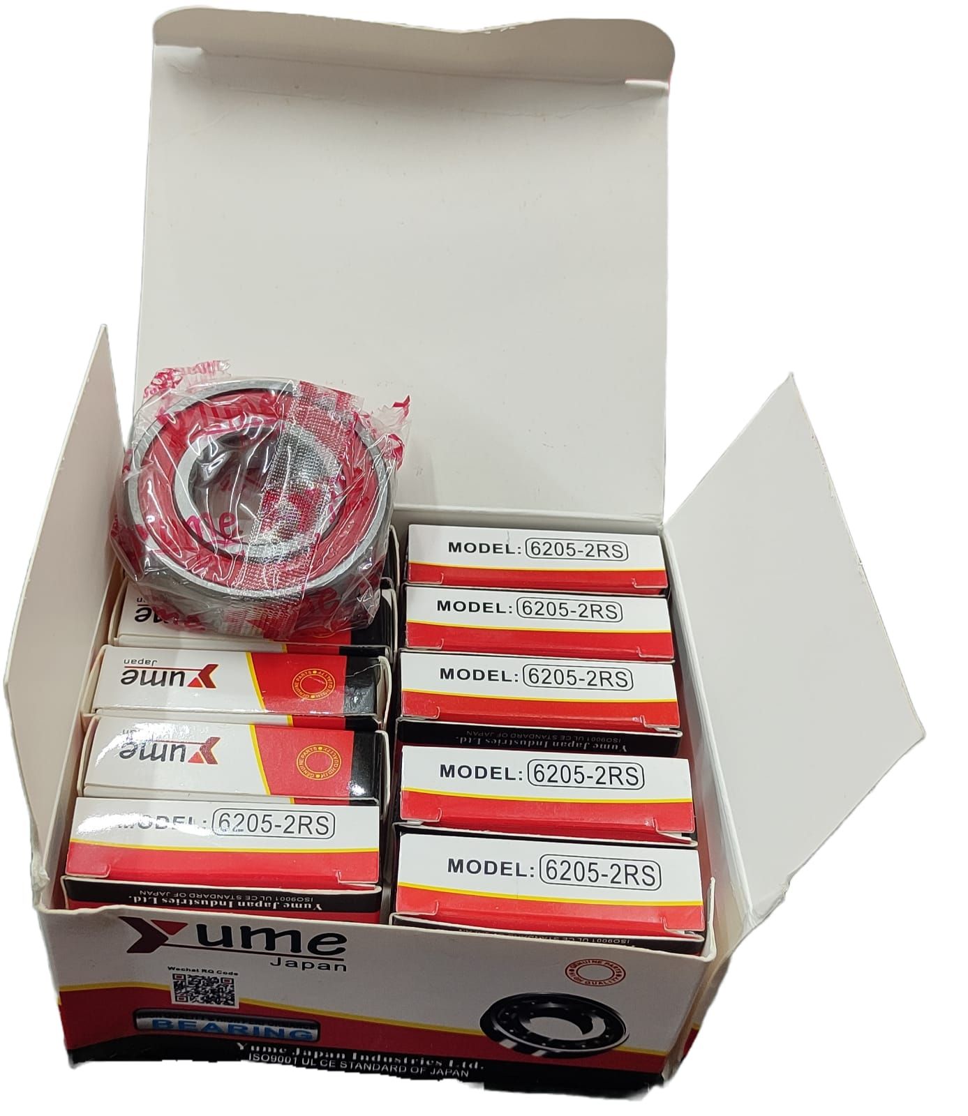 Picture of 6205-2RS Yume Bearing 10 Pcs Box