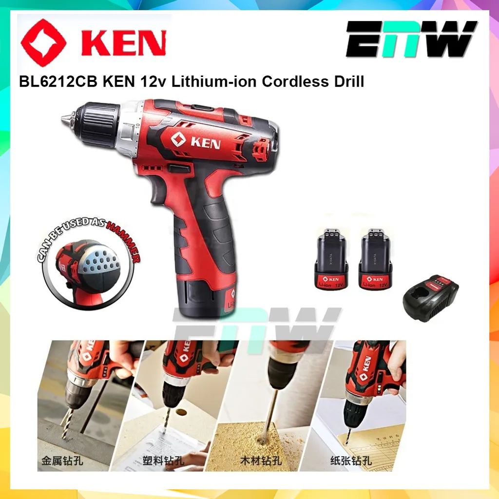Picture of Cordless Drill 12V 10MM ( KEN BL6212CB )