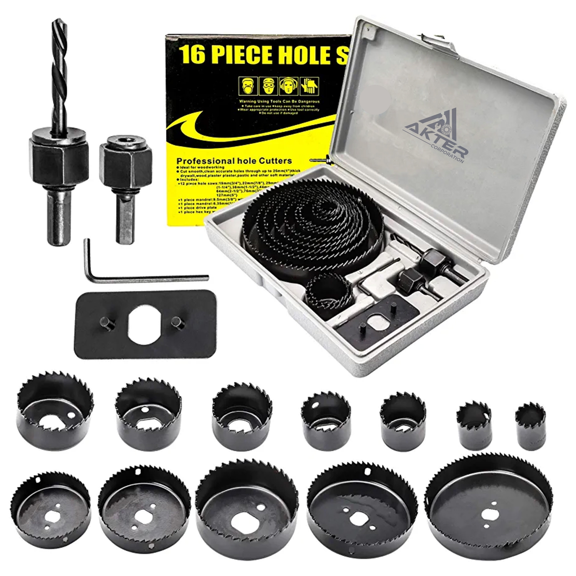 Picture of Hole Saw Set 16 PCS 19mm To 127mm