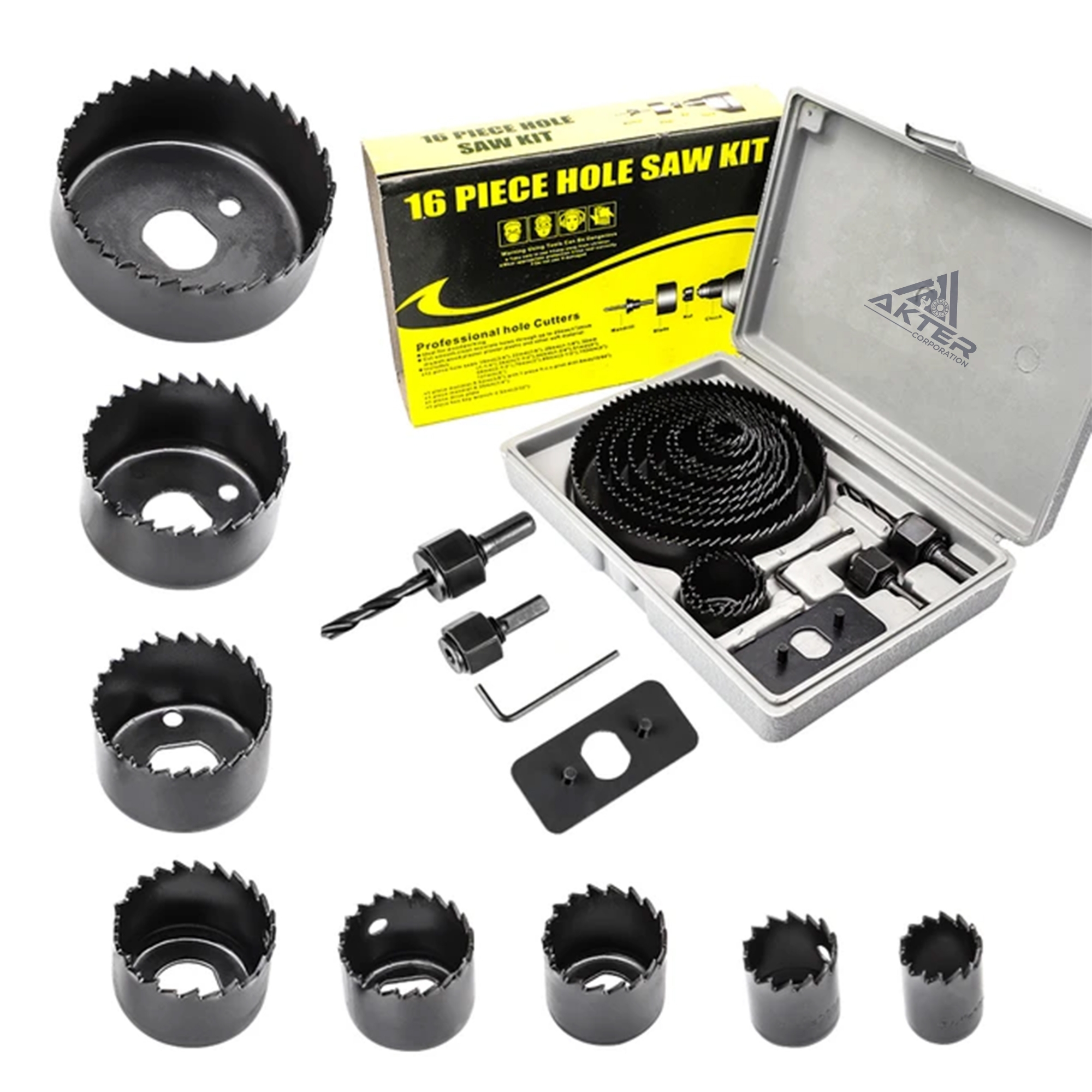 Picture of Hole Saw Set 16 PCS 19mm To 127mm