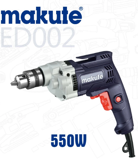 Picture of MAKUTE 10MM ELECTRIC DRILL ED002 - 550WATTS - 100% COPPER WINDING