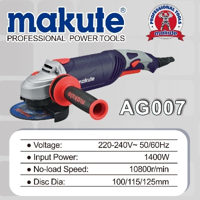 Picture of Makute Angle Grinder 5" 125mm 1400W ( AG007 )