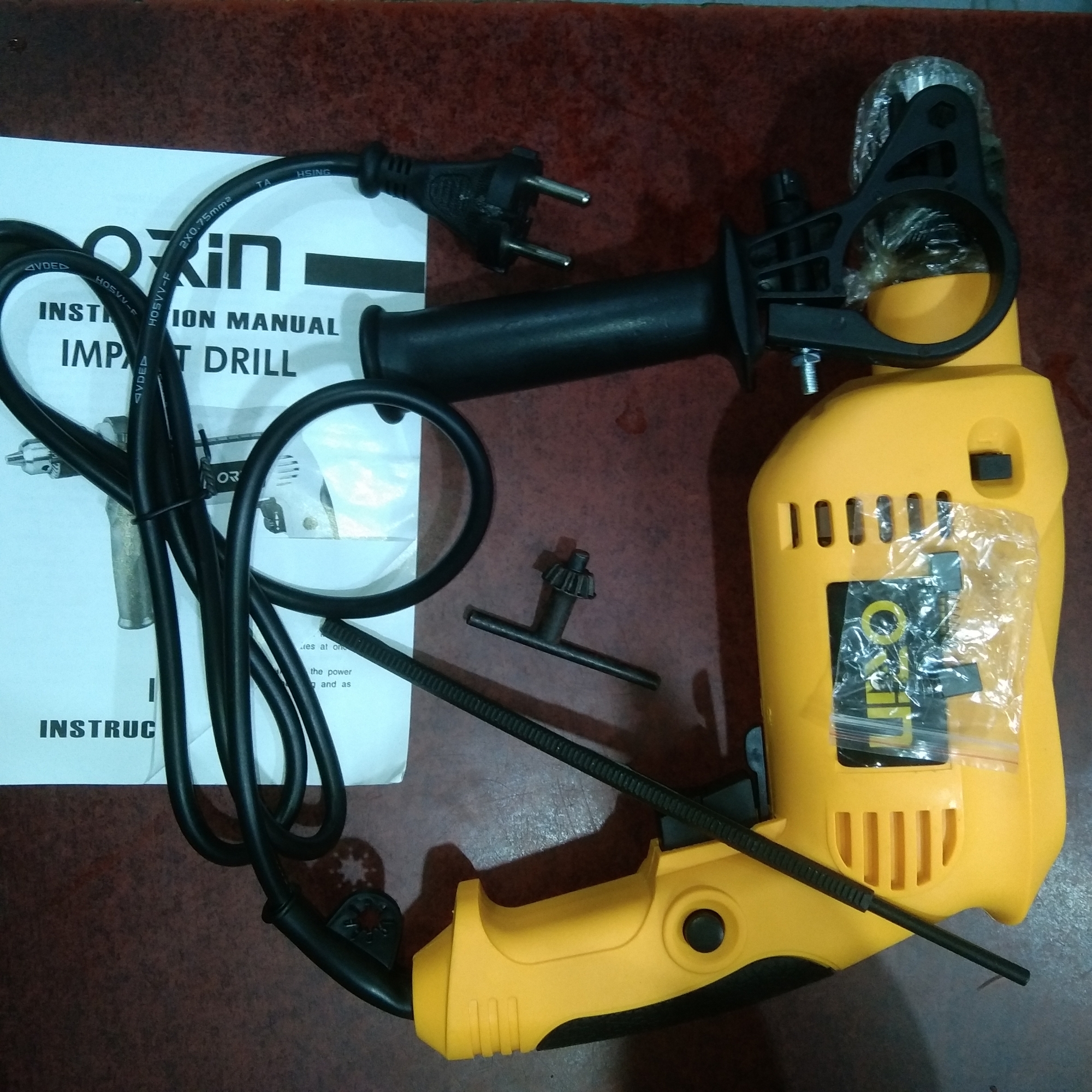 Picture of Electric Impact Drill Machine 2000W 13MM Reversible With Speed Control System - Orin Brand