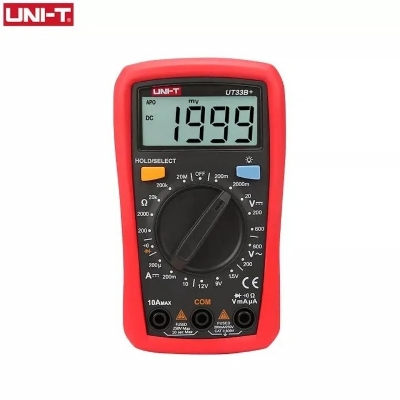 Picture of UNI-T UT33B+ Digital Multimeter - Auto Backlight Off - Loud Buzzer - Ergonomically Designed Rotary Switch - Battery Tester