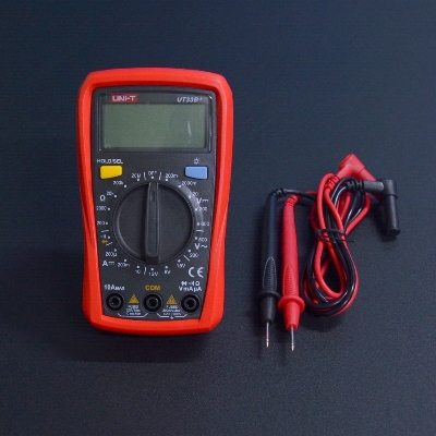 Picture of UNI-T UT33B+ Digital Multimeter - Auto Backlight Off - Loud Buzzer - Ergonomically Designed Rotary Switch - Battery Tester