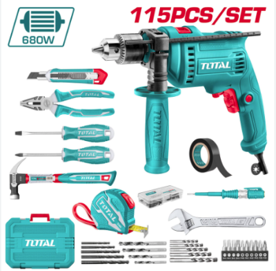 Picture of TOTAL 115 Pieces Multi-purpose Tools Set THKTHP1152