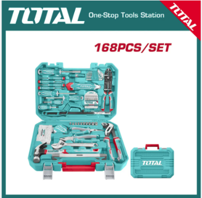 Picture of TOTAL 168 Pcs Handtools Set- THKTHP21686
