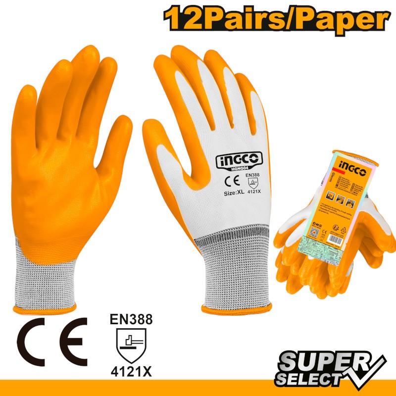 Picture of Nitrile Gloves Ingco - Hgng04