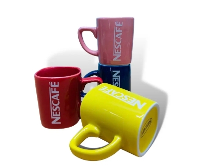 Picture of Ceramic Nescafe Mug Ceramic Coffee Mug Yellow Nescafe1 piece - Coffee