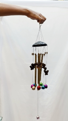 Picture of Home indoor decoration wind bell hanging ornament memorial wind chimes 4 stick big size doorbell gonta metalOutdoor Living Wind Chimes Yard Garden Tubes Bells Copper Home Craft Decor Gifts Layor