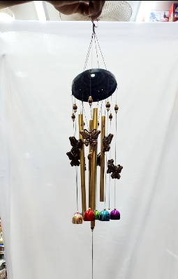 Picture of Home indoor decoration wind bell hanging ornament memorial wind chimes 4 stick big size doorbell gonta metalOutdoor Living Wind Chimes Yard Garden Tubes Bells Copper Home Craft Decor Gifts Layor
