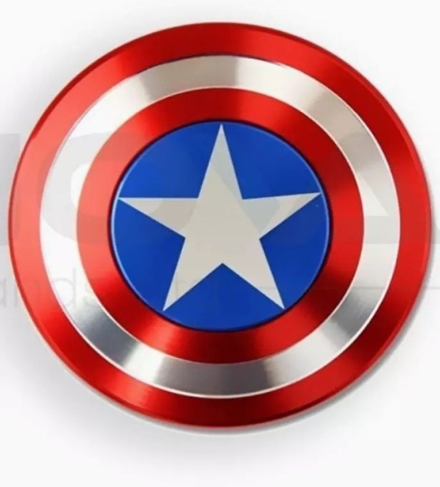 Picture of Metal Fidget Spinner Spinner Toy Captain America Shield by Dhaka Shopping zone-Random model/color