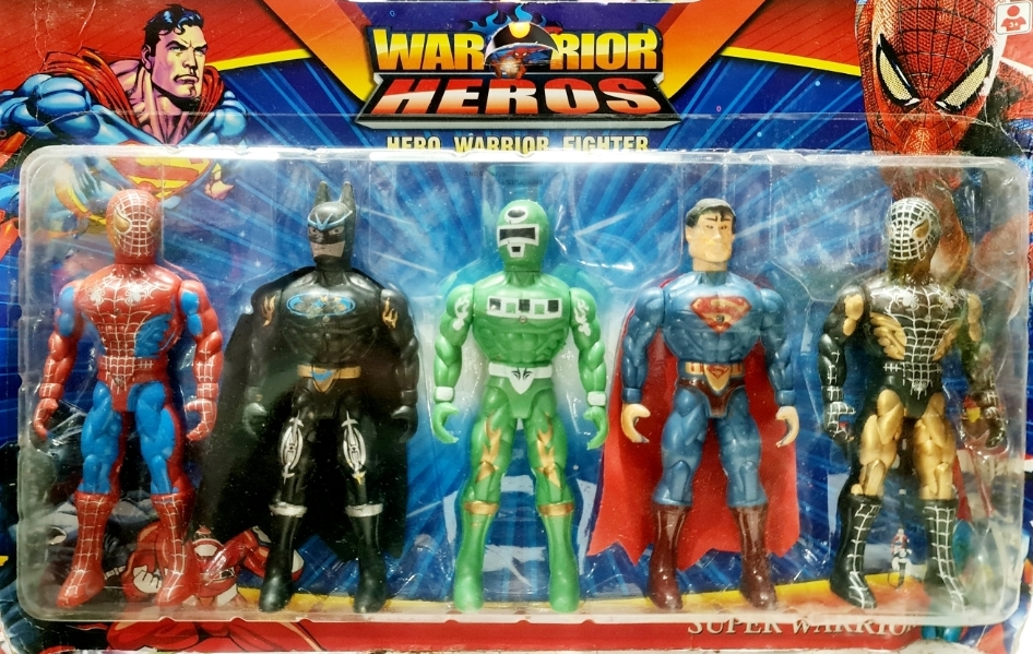 Picture of Marvel Avenger batman superman Spider-Man po wer ranger toys for kids Figure set 5