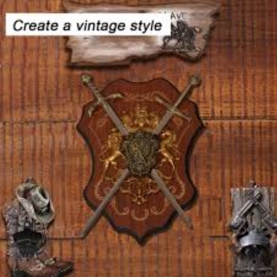 Picture of American Creative Home Bar Sword Wall Decor 3 Pcs