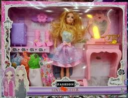 Picture of New Barbie Doll Joint Moveable fashion set Doll Beauty Fashion and Stylish Barbie DOLL Wonderful Toy