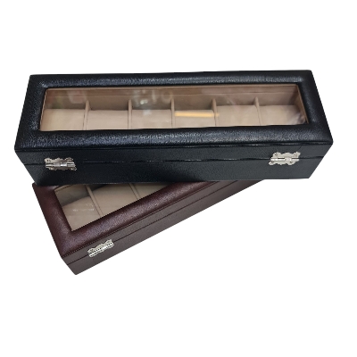 Picture of 6 Slots  Watch Display Case Box storage box