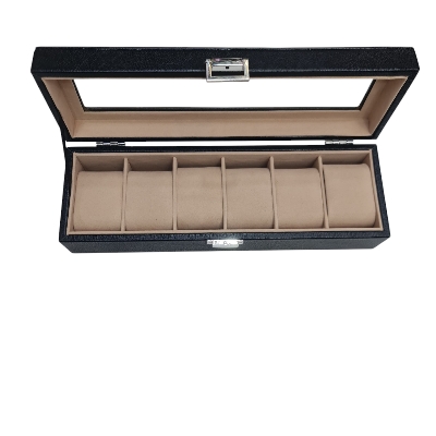 Picture of 6 Slots  Watch Display Case Box storage box
