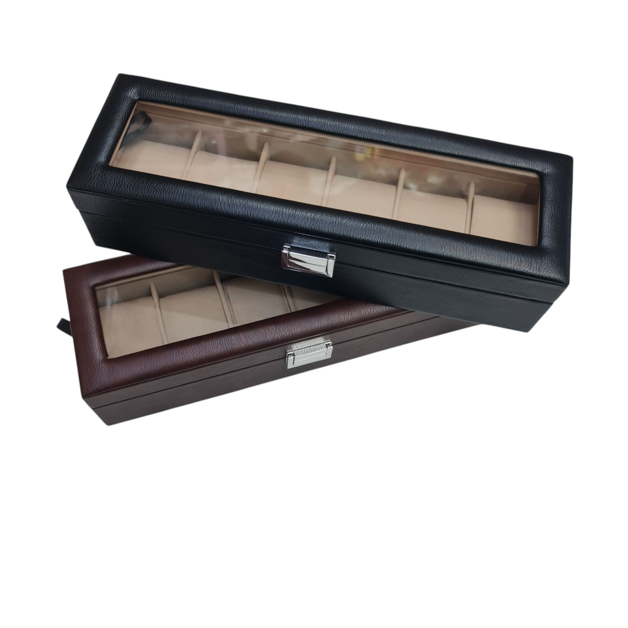Picture of 6 Slots  Watch Display Case Box storage box