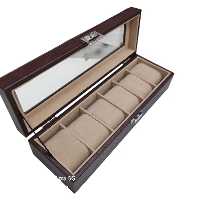 Picture of 6 Slots  Watch Display Case Box storage box