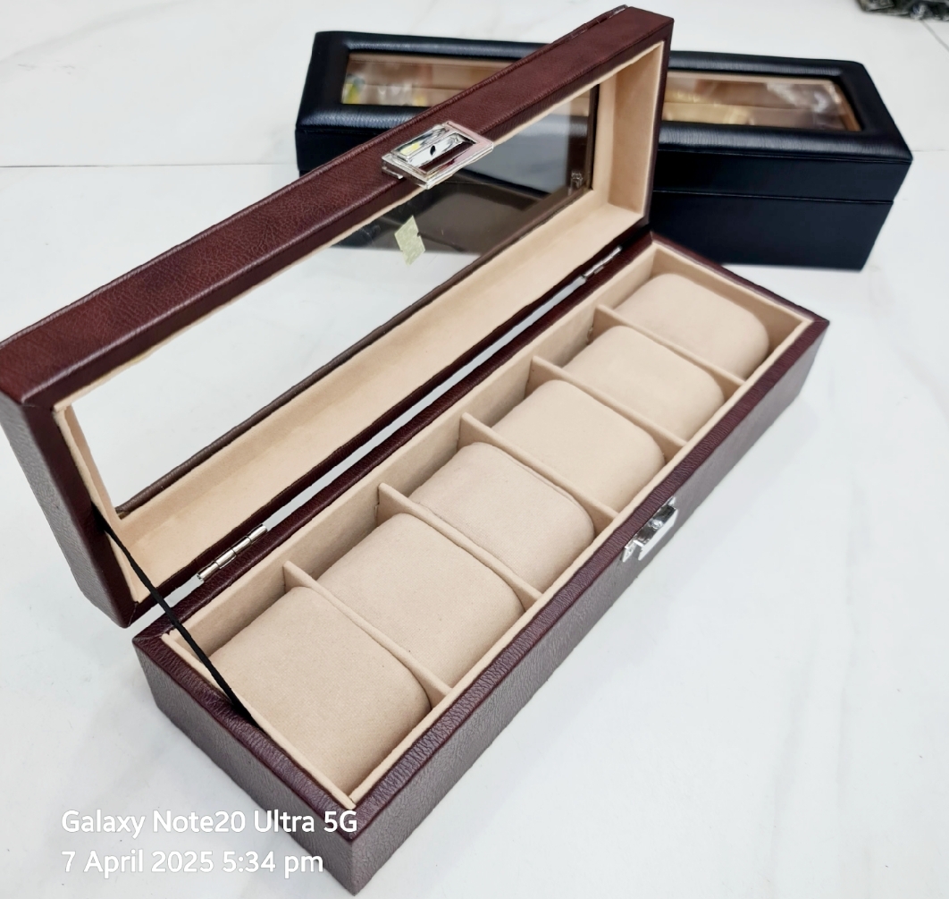 Picture of 6 Slots  Watch Display Case Box storage box