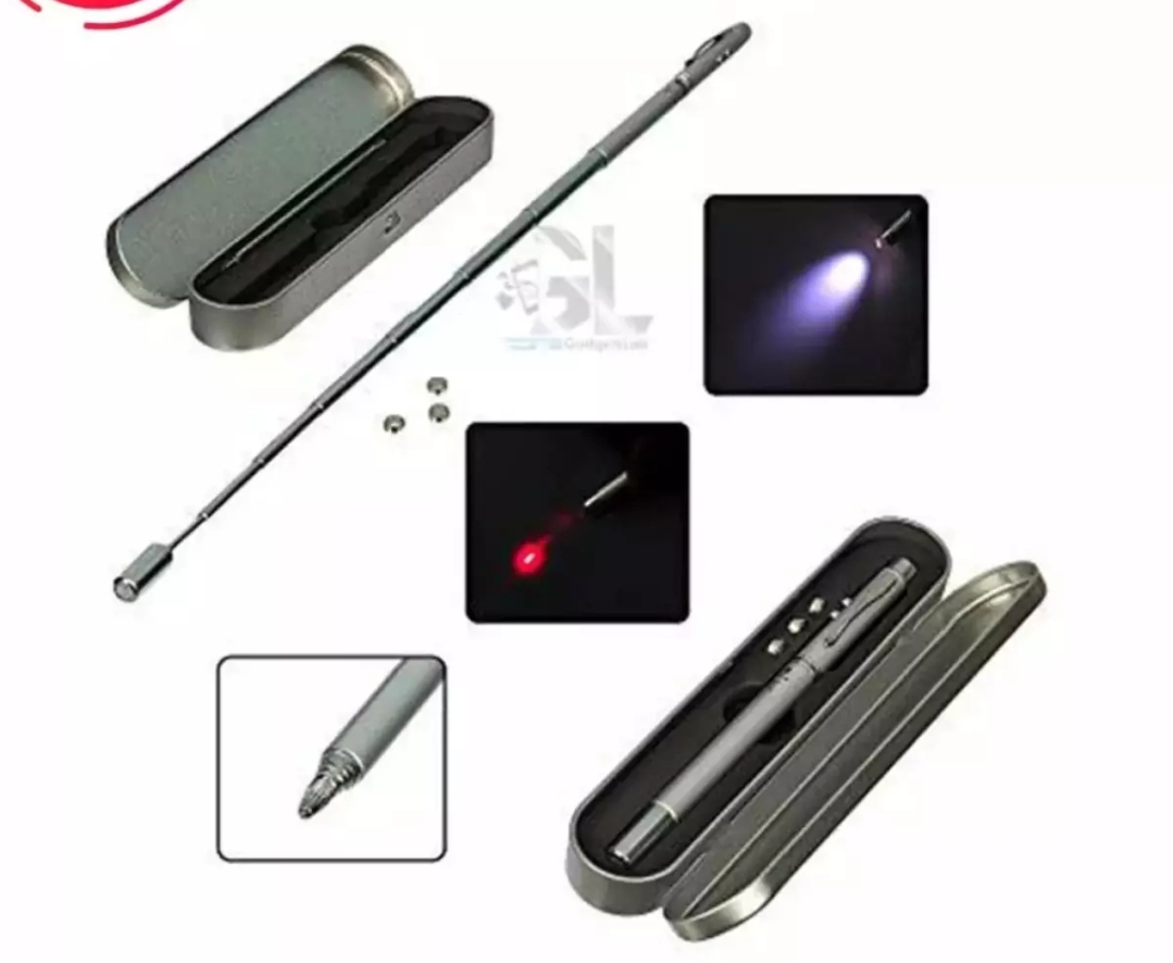 Picture of Laser Pen MULTI FUNCTION 4 in 1 Red Laser Pointer LED...