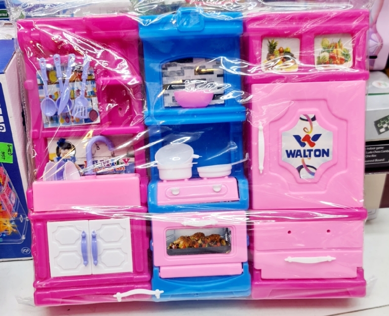 Picture of Dream Kitchen Set Pink kitchen Happy Little Chef Kitchen Playset toy for kids