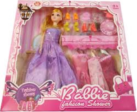 Picture of Beauty Fashion And Stylish Barbie Doll Toy With Dress And Accessories (barbie_dressandshoe_b) image Beauty Fashion And Stylish Barbie Doll Toy With Dress And Accessories (barbie_dressandshoe_b) image Beauty Fashion And Stylish Barbie Doll Toy With Dress