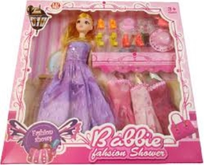 Picture of Beauty Fashion And Stylish Barbie Doll Toy With Dress And Accessories (barbie_dressandshoe_b) image Beauty Fashion And Stylish Barbie Doll Toy With Dress And Accessories (barbie_dressandshoe_b) image Beauty Fashion And Stylish Barbie Doll Toy With Dress