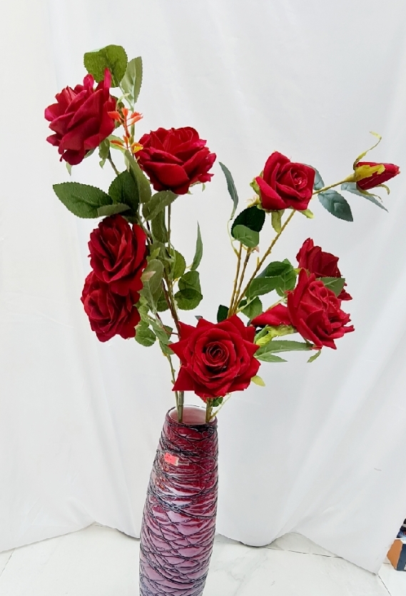 Picture of BIG SIZE LONG Fantastic Flowers Artificial Rose Stick with Realistic