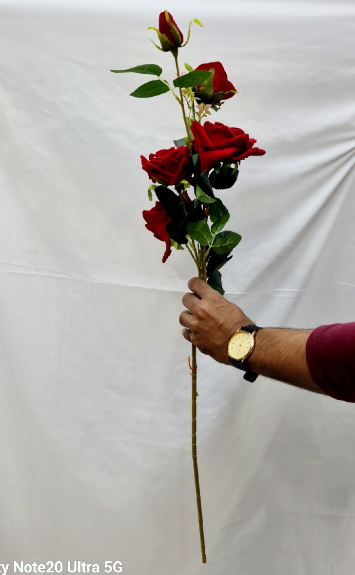 Picture of BIG SIZE LONG Fantastic Flowers Artificial Rose Stick with Realistic