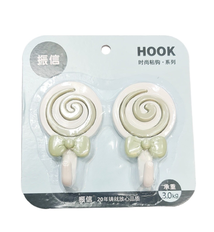 Picture of Hook Non Marking Screw 2Pcs Punch-Free Wall Stickers Home Seamless Nail With Nut And Nut Cap