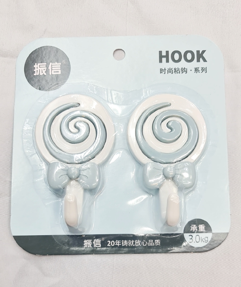 Picture of Hook Non Marking Screw 2Pcs Punch-Free Wall Stickers Home Seamless Nail With Nut And Nut Cap