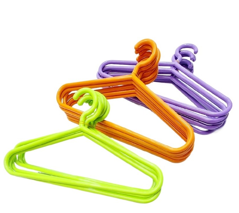 Picture of HANGERS 6 pcs/lot Children Adult Non-Slip Metal Shirt Trouser Hook Hangers Coat Hanger Clothes Accessories Rack- Hanger