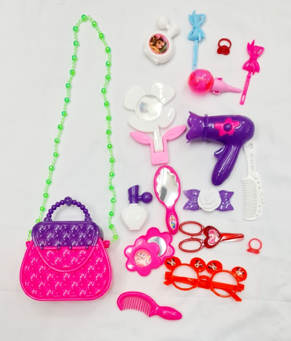 Picture of Baby Makeup Set For kids Plastic Product Ladies Makeup Pretend Role Play Beaut Set Toy For3Year+ Kids