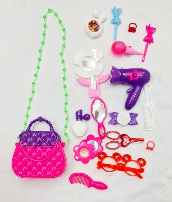 Picture of Baby Makeup Set For kids Plastic Product Ladies Makeup Pretend Role Play Beaut Set Toy For3Year+ Kids