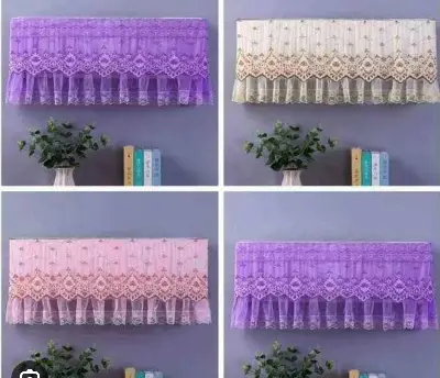 Picture of NET AC COVER Dustproof AC Cover ( 1.5 ton & 2 Ton AC Protector Dust Cover/ AC Cover Indoor - AC Cover / Air Conditioner AC Cover Dustproo..