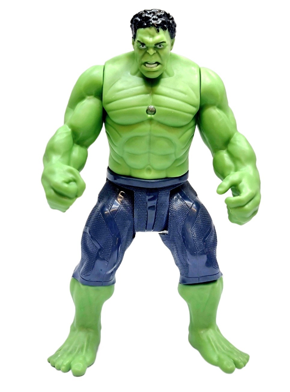 Picture of HULK avenger series 4 new design Marvel Action Super Hero Hulk The Avengers Toy with Lighting for kid 18.9cm The Avengers Hulk Super Hero PVC Action Fiqure Model Toy