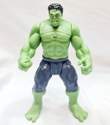 Picture of HULK avenger series 4 new design Marvel Action Super Hero Hulk The Avengers Toy with Lighting for kid 18.9cm The Avengers Hulk Super Hero PVC Action Fiqure Model Toy