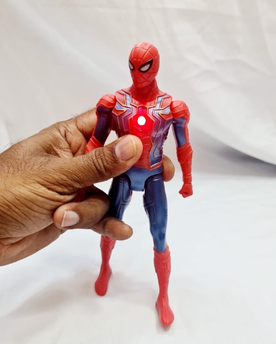 Picture of Marvel Avengers Spiderman New 4 Design Lighting For Kids Series PVC Action Super Hero Figure Model Toy With