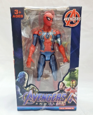 Picture of Marvel Avengers Spiderman New 4 Design Lighting For Kids Series PVC Action Super Hero Figure Model Toy With
