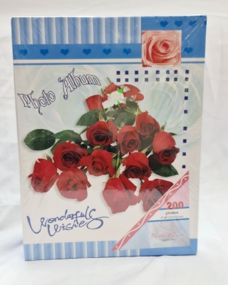 Picture of Photo album 200 pcs 4R    Picture Organizer Wedding Memory Books Box 6 Inch Album Kids Gift , Birthday gift album, Photo Storage Case 200 Image Memory Scrapbook Gift (Multi-)Color