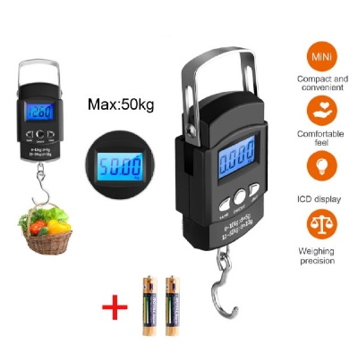 Picture of Digital Hanging Weight Scale-Weiheng, Electronic Portable LCD Digital Scale - Weight Machine Digital