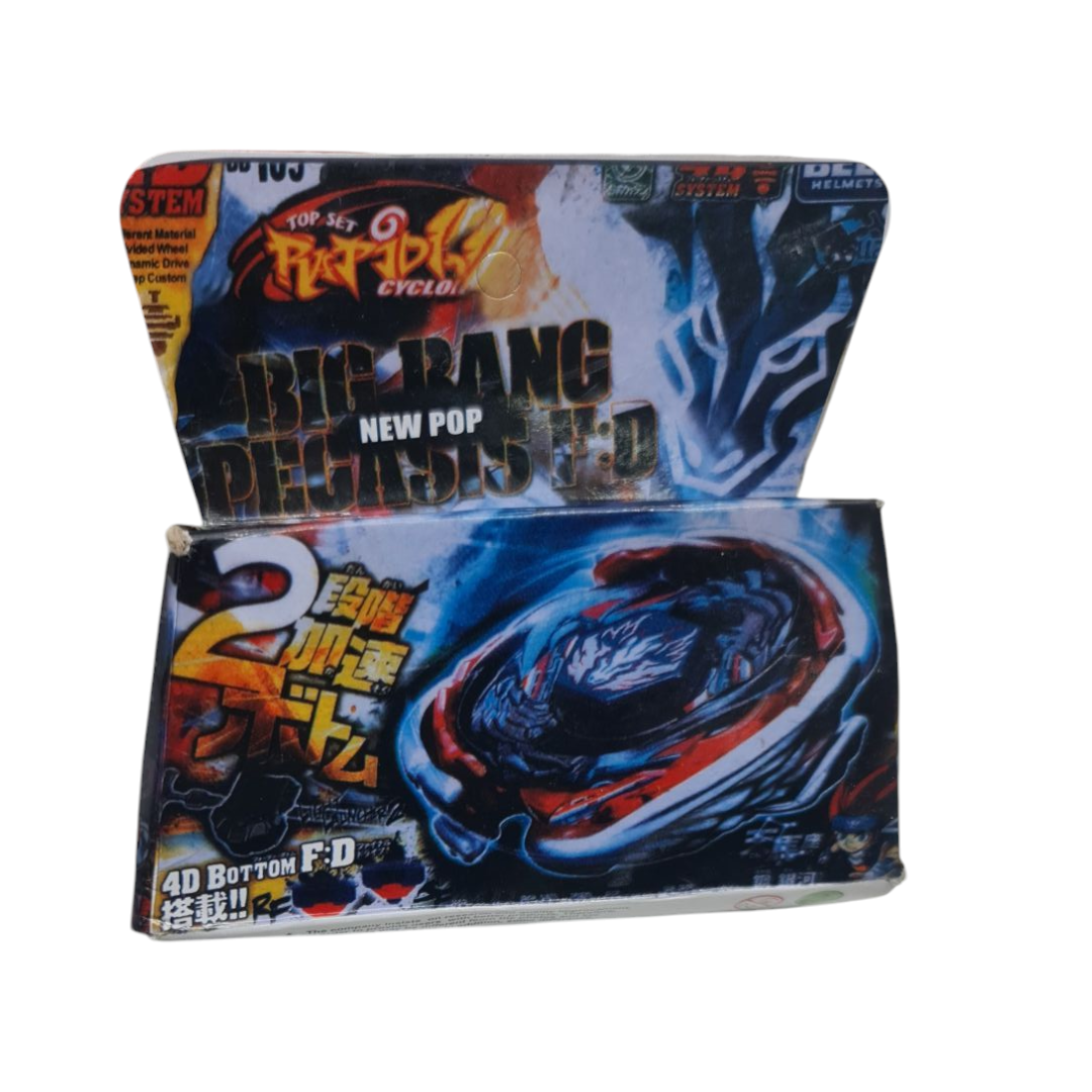 Picture of New design pegasis Super King Beyblade Burst h2 Starter Variant Lucifer .Mb 2D & First Uranus Starter + LR String LR (Left & Right Spin)