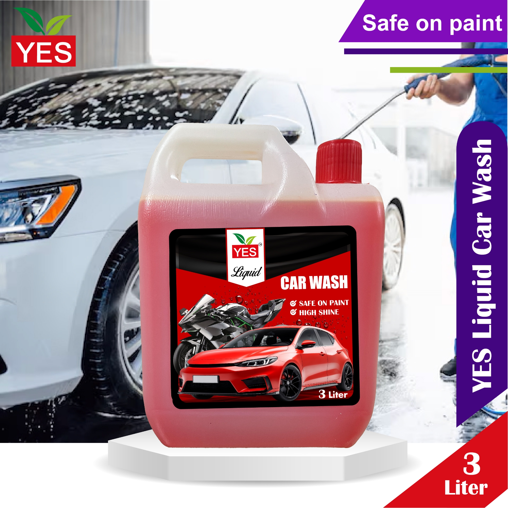 Picture of Yes Car wash Shampoo 3Ltr.