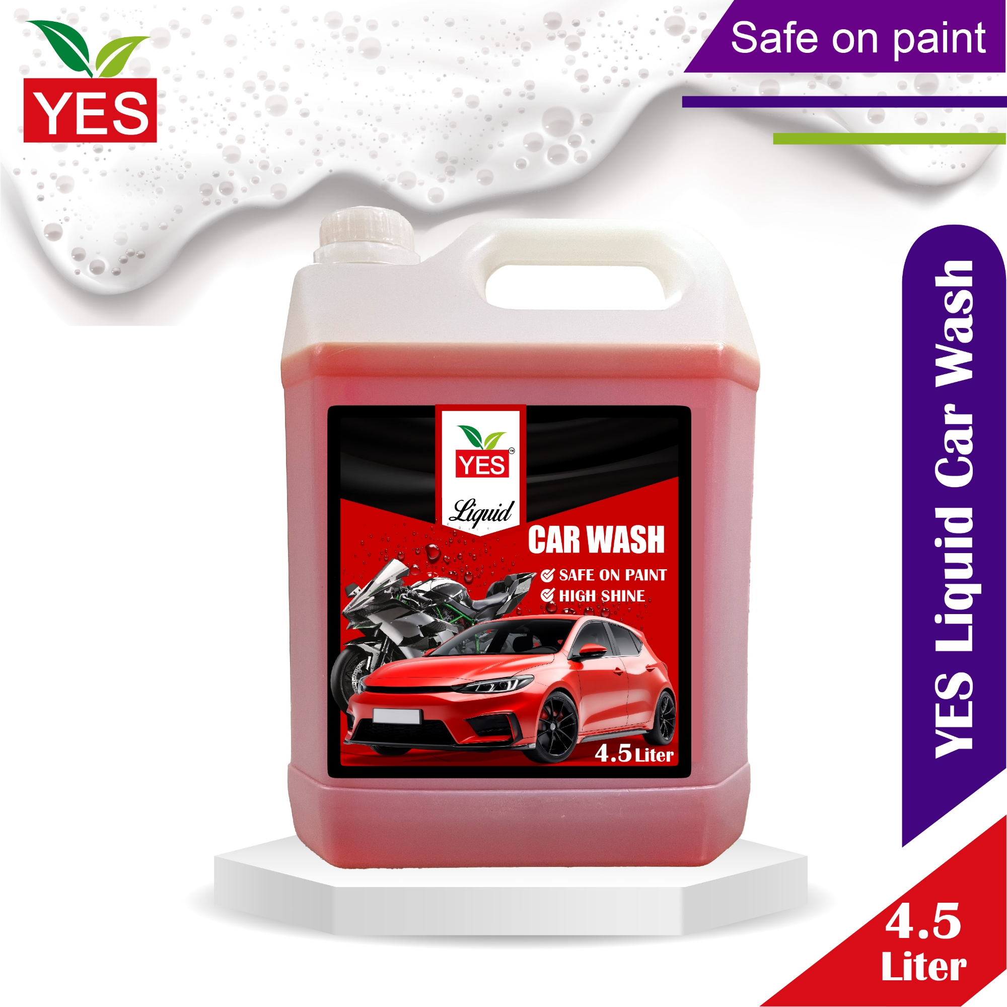 Picture of Yes Car wash Shampoo 4.5Ltr.