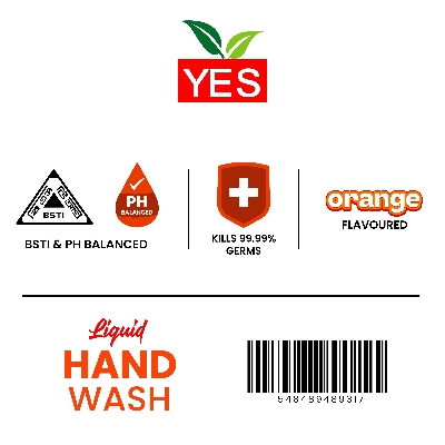 Picture of Yes Hand Wash Liquid Orange - 250ml